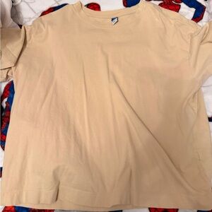 Old Navy Tan Crew Neck Tee